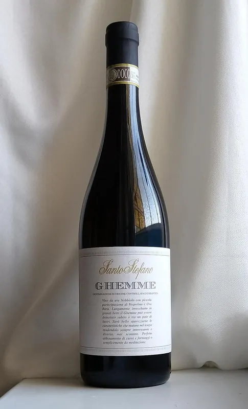 Ghemme wine label