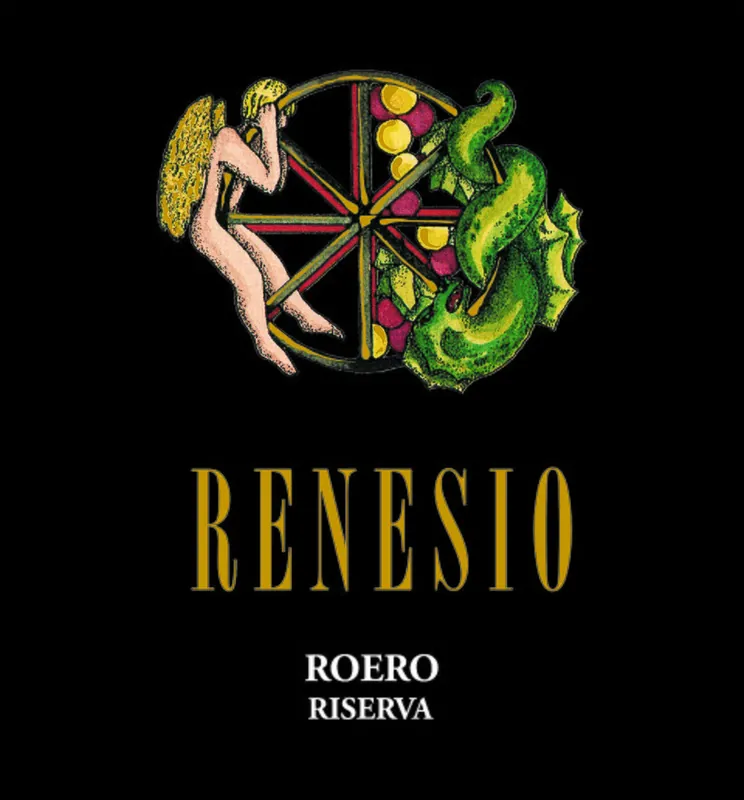 Roero wine label