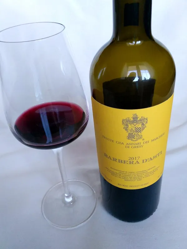 Barbera d'Asti wine label