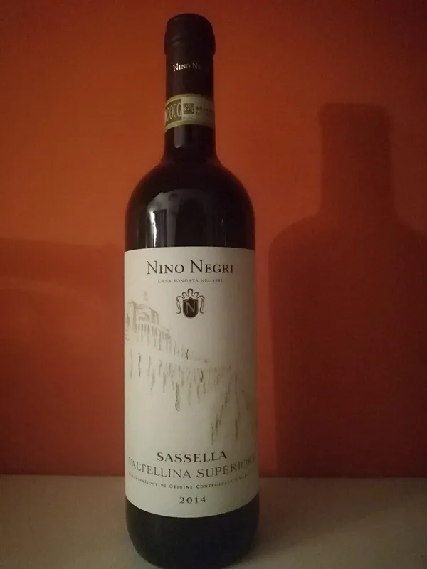 Étiquette du vin Valtellina Superiore