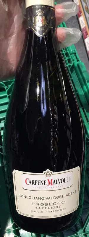 Etiqueta del vino Conegliano Valdobbiadene Prosecco Superiore