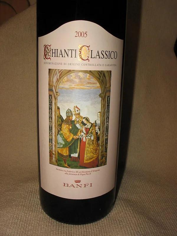 Etichetta del vino Chianti Classico