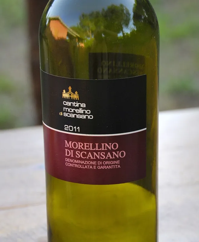 Étiquette du vin Morellino di Scansano