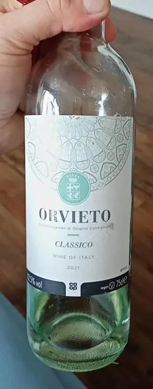 Etiqueta del vino Orvieto
