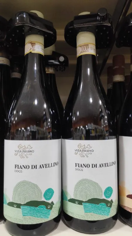 Étiquette du vin Fiano di Avellino