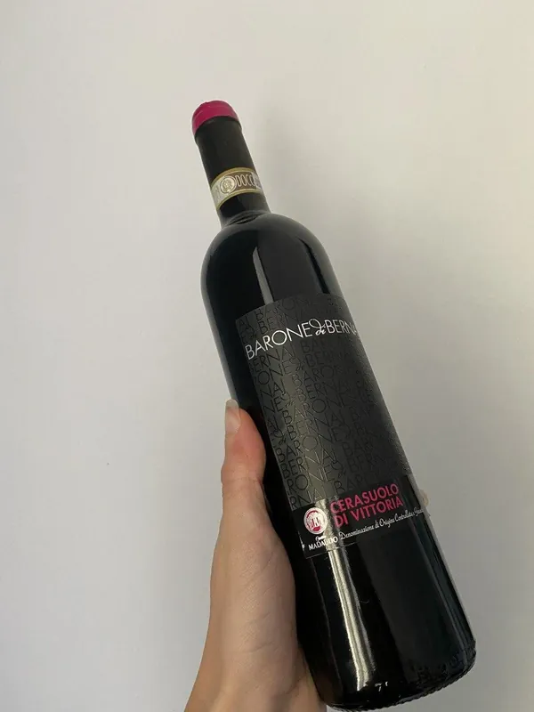 Etichetta del vino Cerasuolo di Vittoria