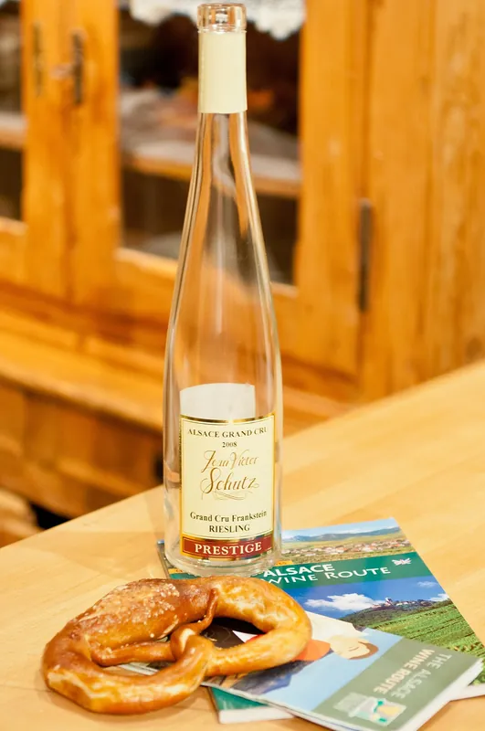 Etichetta del vino Alsace Grand Cru Frankstein