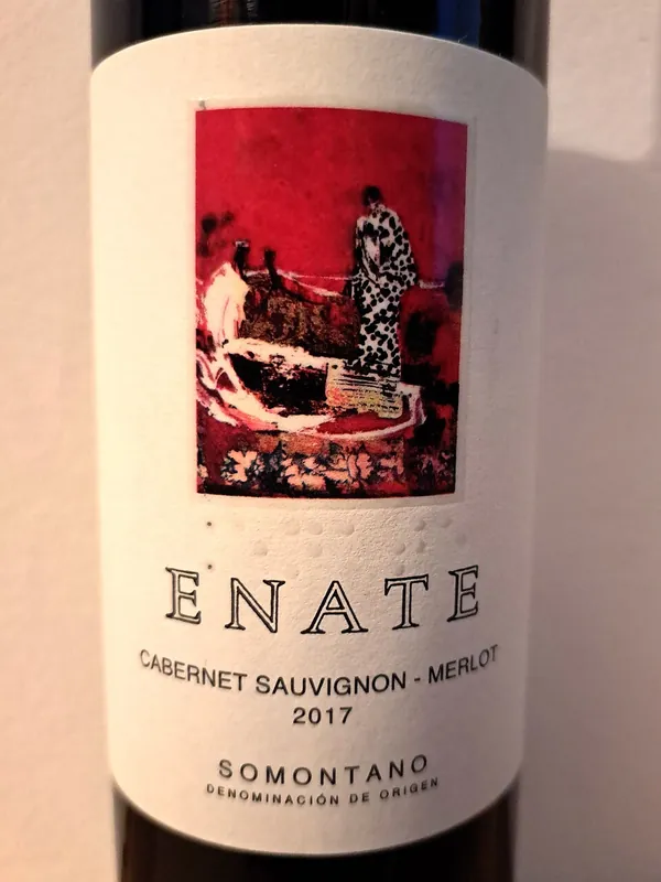 Rótulo do vinho Somontano
