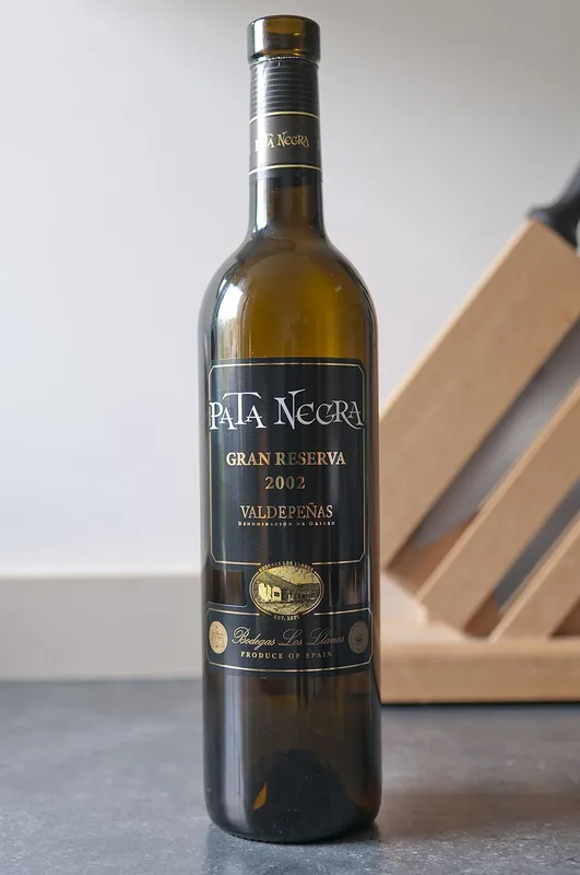 Etichetta del vino Valdepeñas