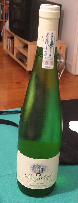 Getariako Txakolina wine label