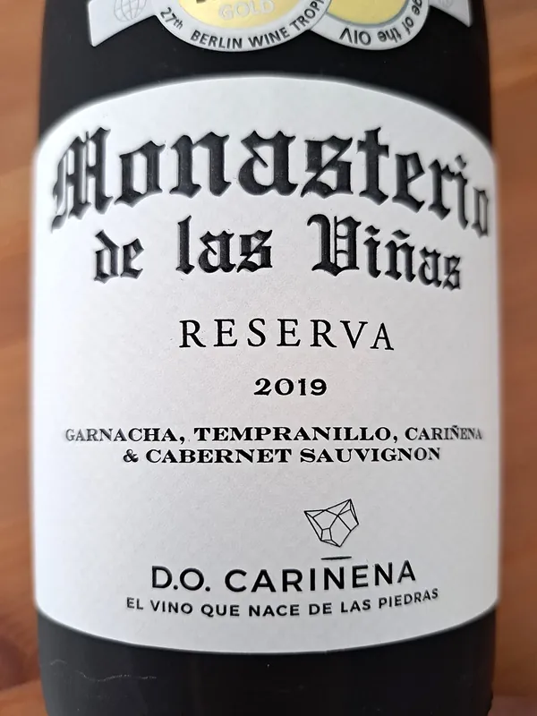 Étiquette du vin Cariñena