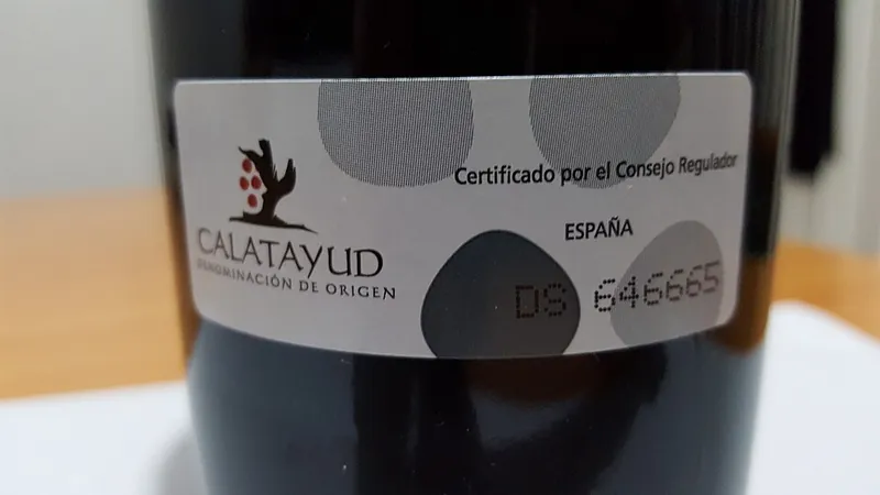 Rótulo do vinho Calatayud