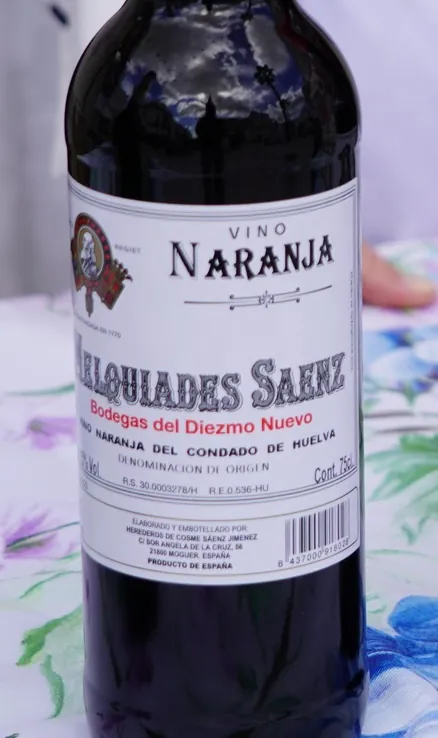 Condado de Huelva wine label