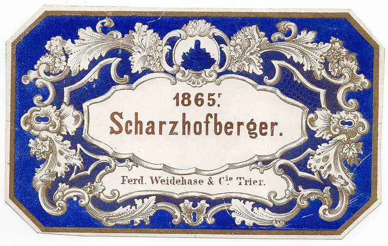 Etiqueta del vino Scharzhofberger