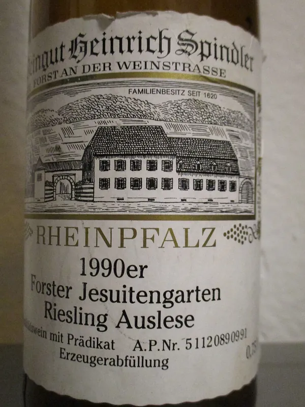 Forster Jesuitengarten wine label