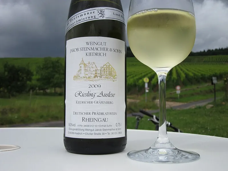 Kiedricher Gräfenberg wine label