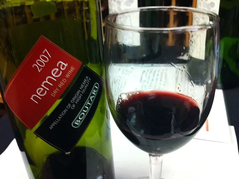 Nemea wine label