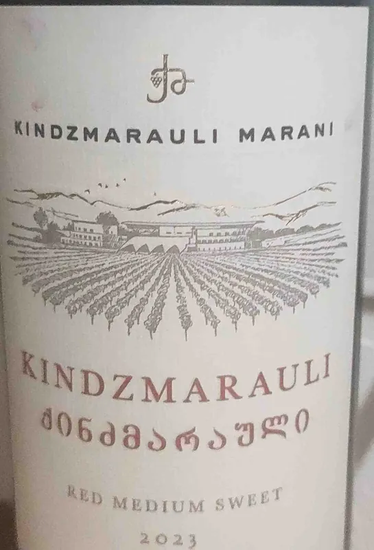 Etichetta del vino Kindzmarauli