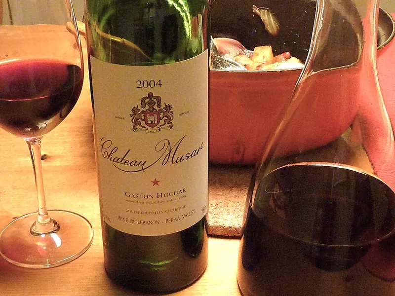 Château Musar wine label