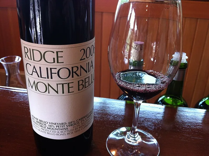Rótulo do vinho Monte Bello