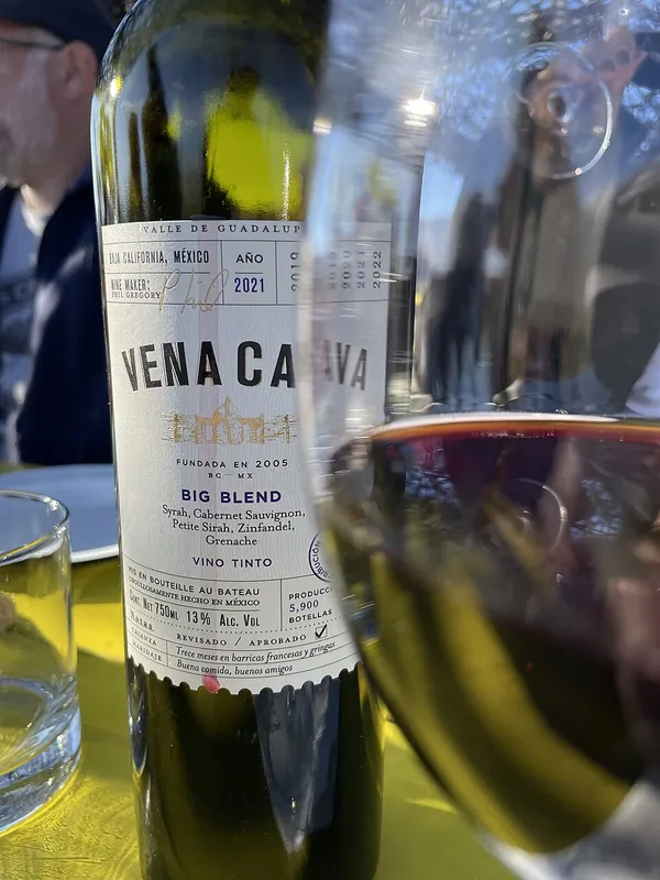 Etichetta del vino Valle de Guadalupe