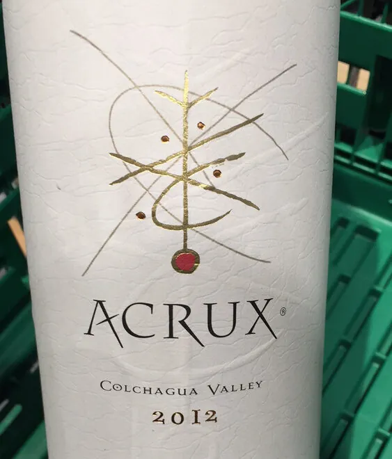 Colchagua Valley wine label