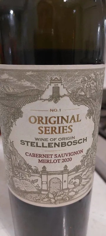 Stellenbosch wine label
