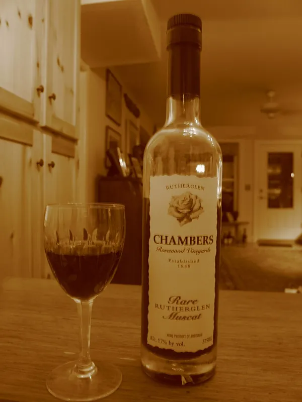 Étiquette du vin Rutherglen