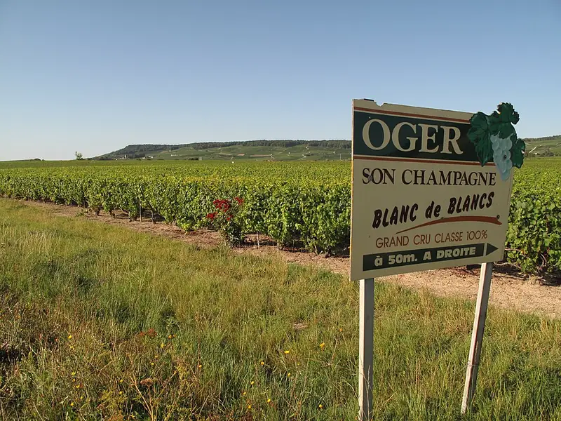 Étiquette du vin Oger Grand Cru
