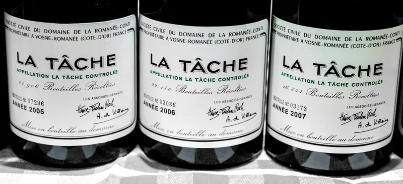 Rótulo do vinho La Tâche