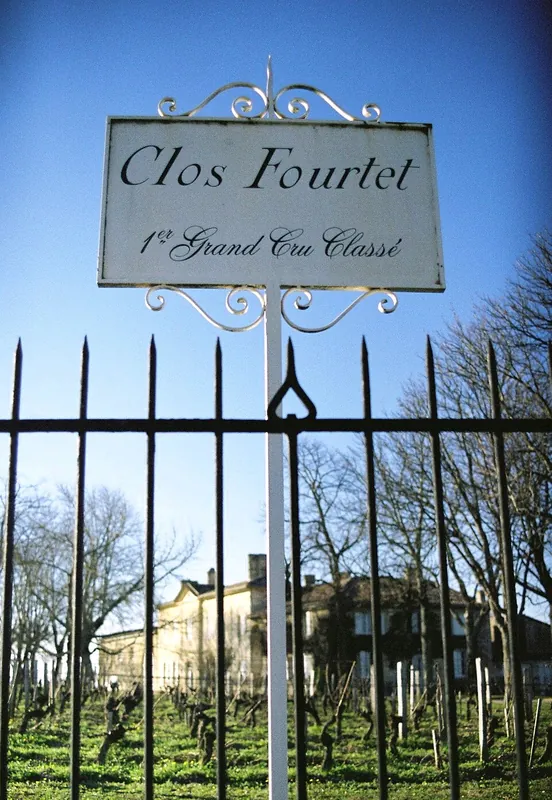 Rótulo do vinho Clos Fourtet
