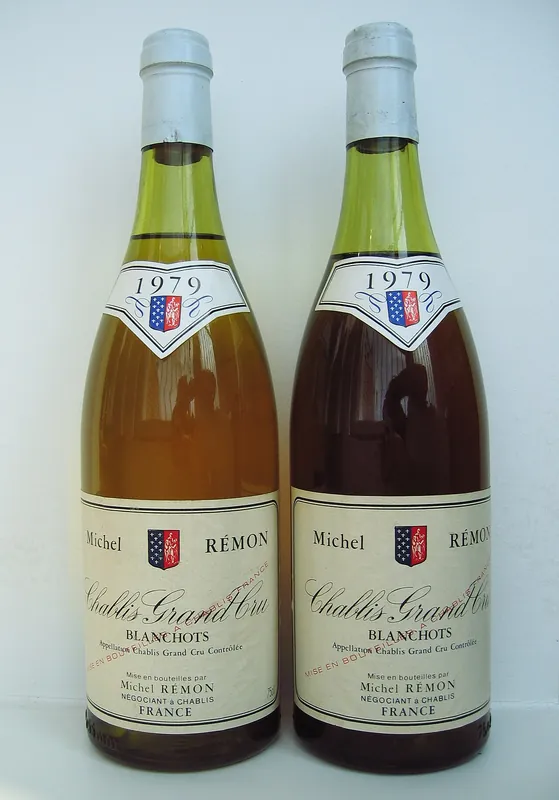 Etiqueta del vino Chablis Grand Cru Blanchot