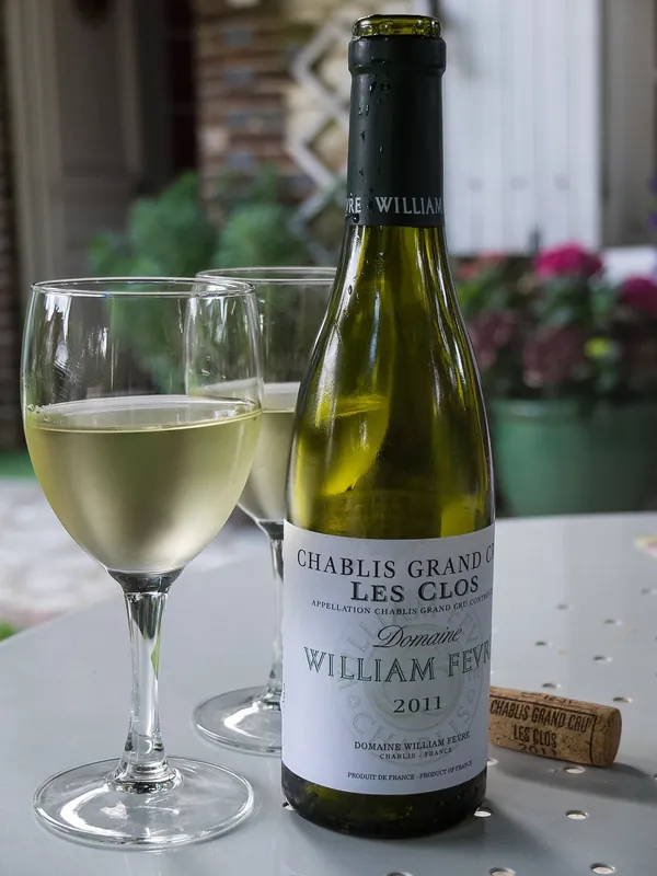 Chablis Grand Cru Les Clos wine label