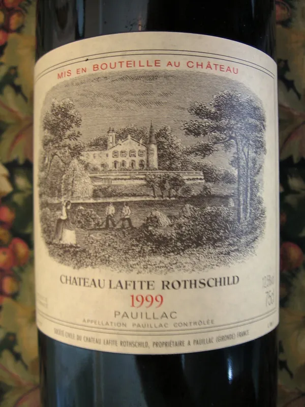 Château Lafite Rothschild wine label