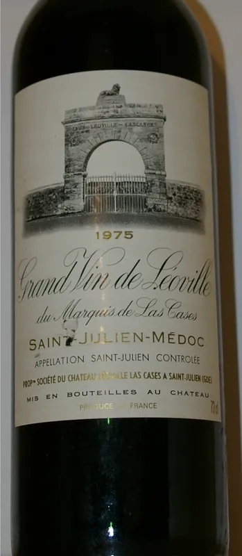 Rótulo do vinho Château Léoville Las Cases