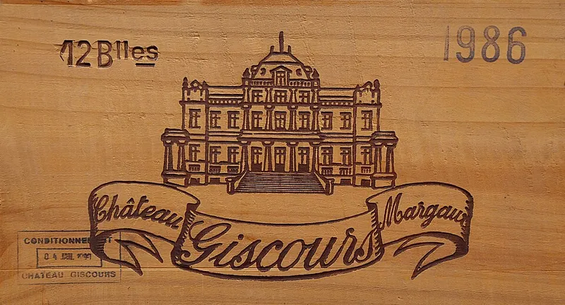 Etiqueta del vino Château Giscours