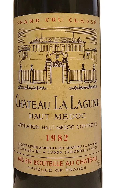 Château La Lagune wine label