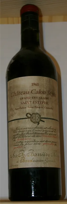 Etiqueta del vino Château Calon-Ségur