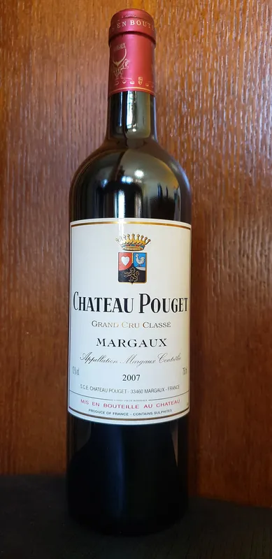 Château Pouget wine label