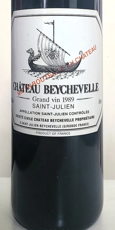 Château Beychevelle wine label