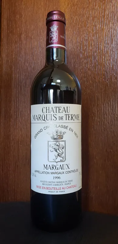 Rótulo do vinho Château Marquis de Terme