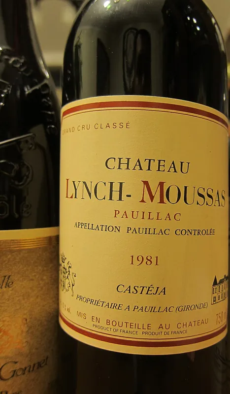 Etiqueta del vino Château Lynch-Moussas