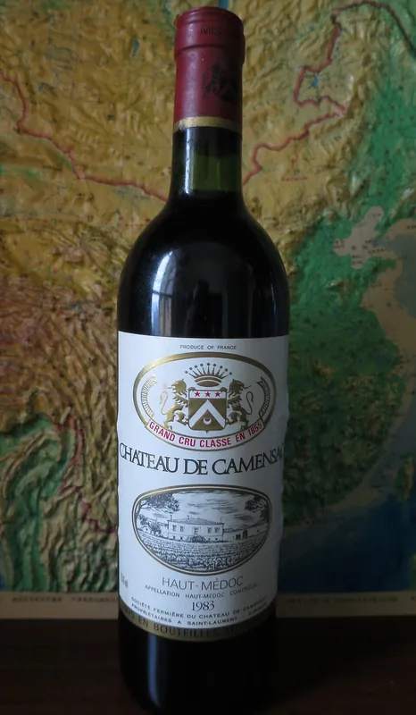 Château de Camensac wine label
