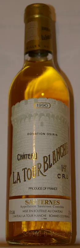 Rótulo do vinho Château La Tour Blanche