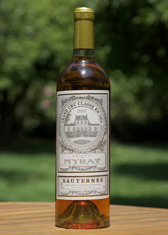Rótulo do vinho Château de Myrat