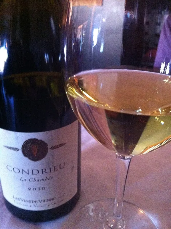 Condrieu wine label