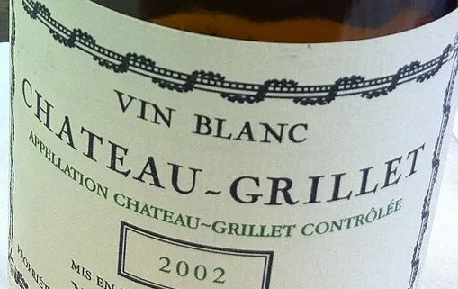 Étiquette du vin Château-Grillet