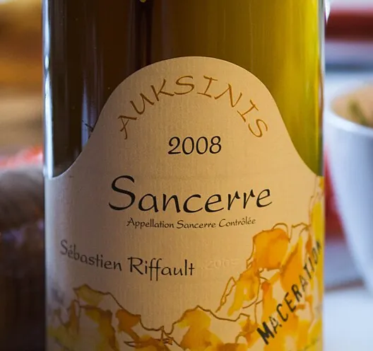Sancerre wine label