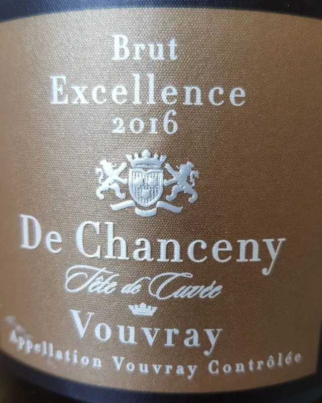 Vouvray wine label