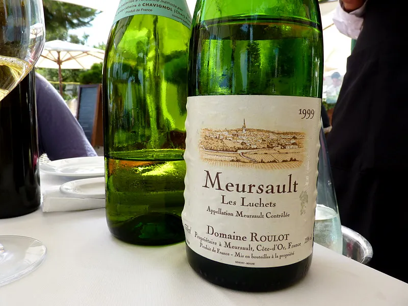 Étiquette du vin Meursault